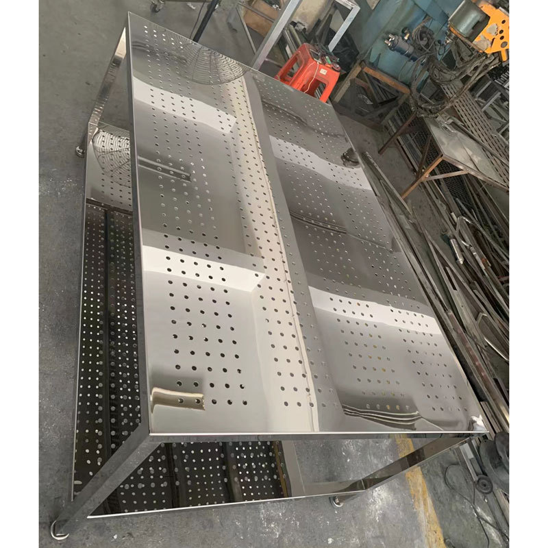 304不锈钢平台折弯焊接非标不锈钢制品不锈钢手推车折弯焊接