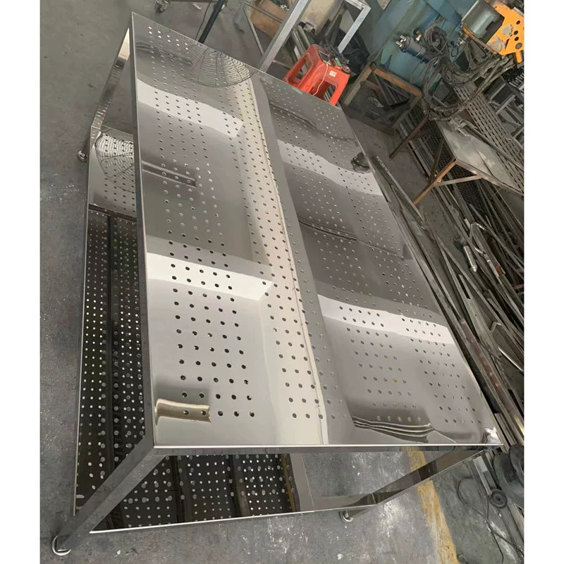 Сварка на изгиб платформы из нержавеющей стали 304 Нестандартные изделия из нержавеющей стали сварка на изгиб тележки из нержавеющей стали