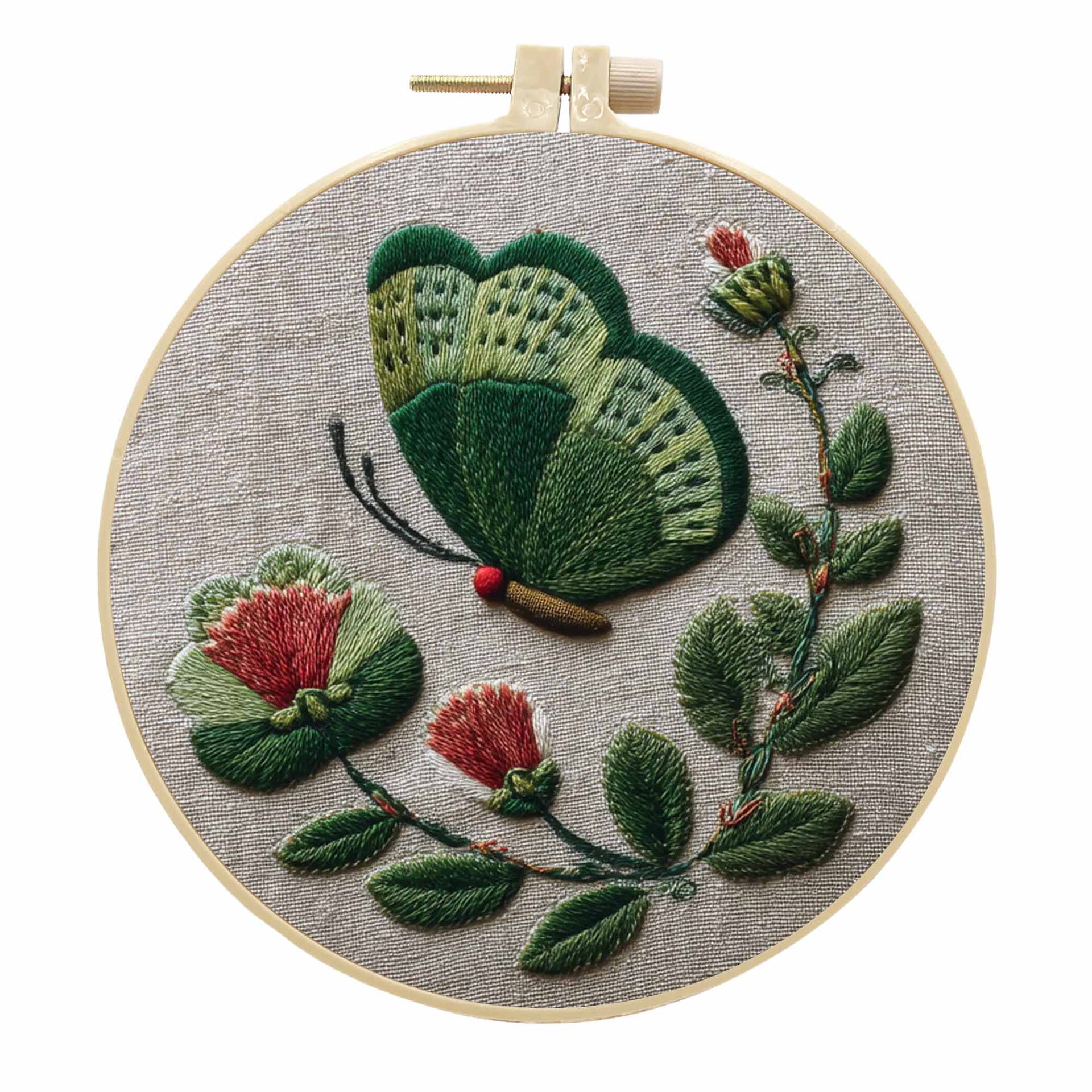 Original bordado a mano transfronterizo DIY material paquete bordado a mano DIY material paquete de bordado a mano ilustración en inglés