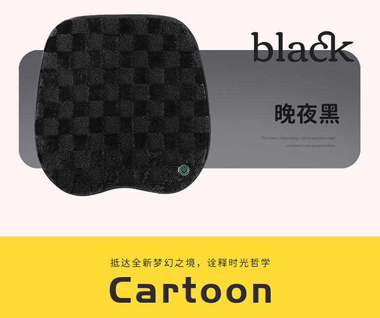 Winter Warm Plush Car Seat Cushion Car 5V USB Heating Pad Main and Passenger Single Seat Anti-Slip Office Seat Cushion