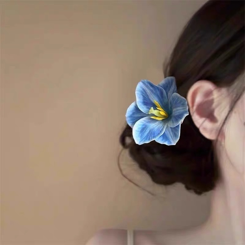 파란 튤립