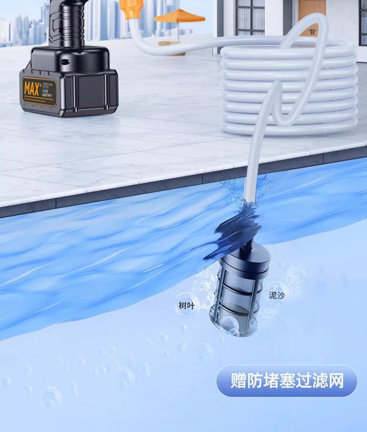 Car High-Pressure Household Electric Car Wash Machine Rechargeable Car Wash Gun High-Power Car Wash Water Gun Cleaning Machine Car Washer