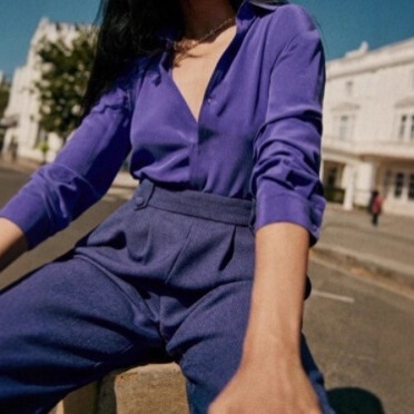 New Commuter Early Autumn Silk Sand-Washed Versatile Shenzhen Nanyou Women's Top Lapel Mulberry Silk Long-Sleeved Shirt