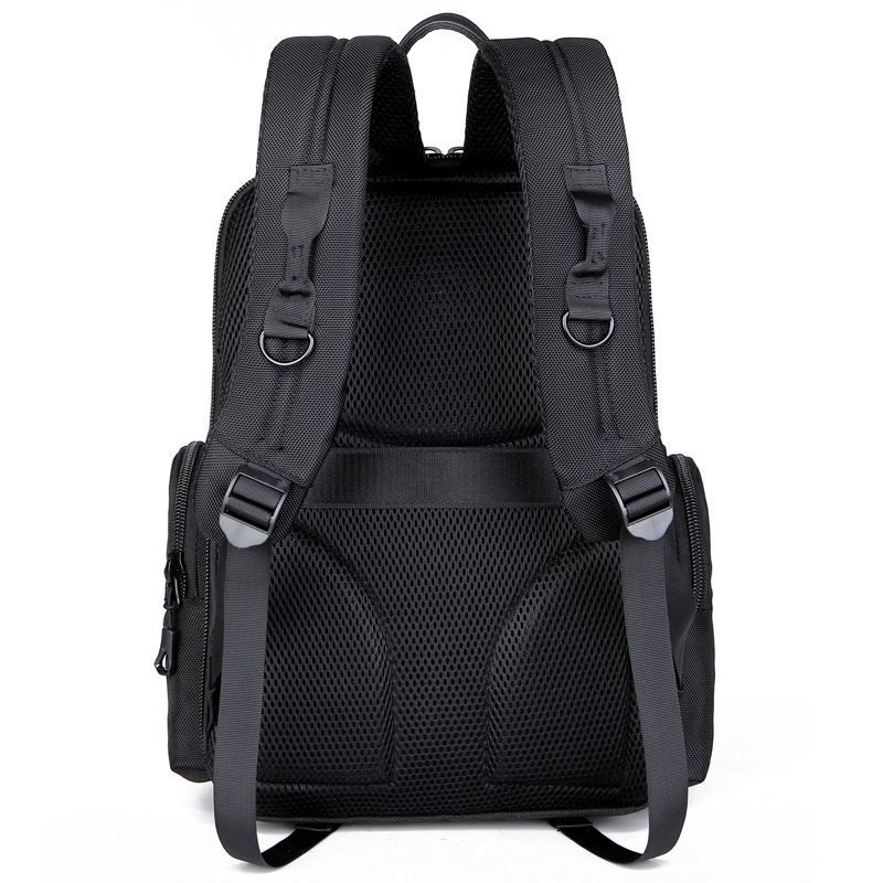 2022新款商务电脑包男 大容量双肩包时尚简约多功能背包可印logo