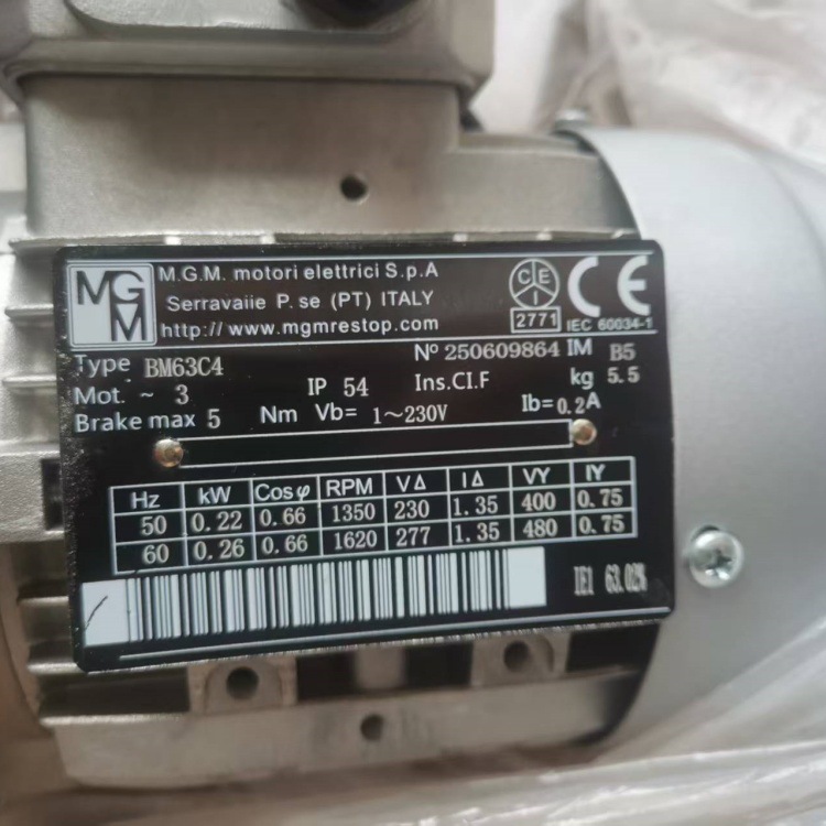 MGM鼠笼式制动电机BM系列