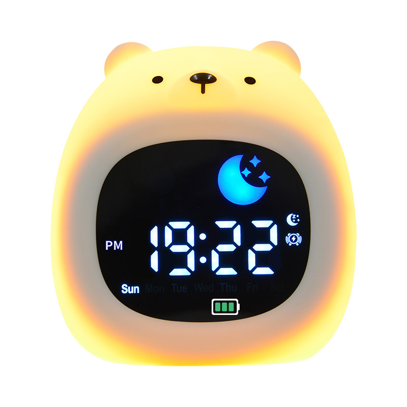 Nueva forma de animal, palmaditas, descompresión, cambio de color, luz nocturna, luz auxiliar para dormir, luz de despertador de regalo transfronteriza