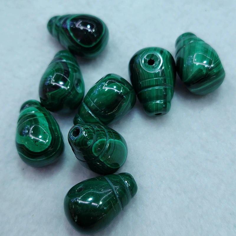 Натуральный малахитовый подлинный трехсторонний браслет-разделитель из бисера, аксессуары для самостоятельного изготовления