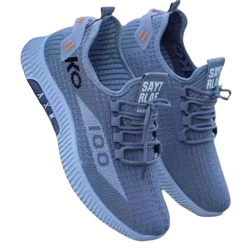 Новая летняя трансграничная мужская обувь, повседневная обувь, мужская спортивная обувь с дышащей сеткой, удобная, модная и универсальная цельная Прямая доставка