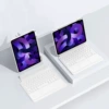 IPad magnetic splitting the keyboard protection set backlight version of the classic white
