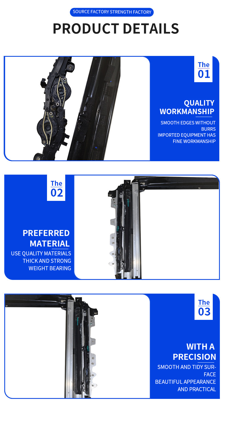Asian Dragon Camry sunroof assembly, sunroof frame, integrated with slide track, original factory replacement, available for wholesale starting from one piece