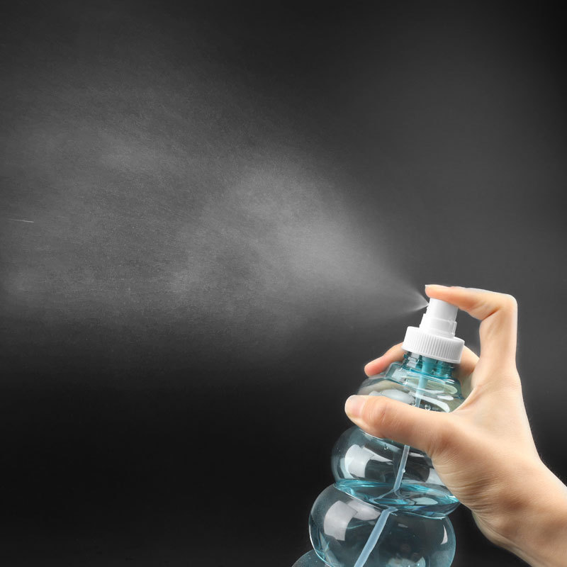 28牙PP塑料花露水喷雾喷头 半罩手压式补水喷雾香水分装喷头