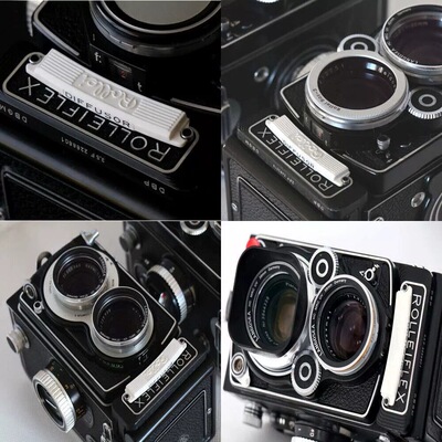 禄来ROLLEIFLEX 双反相机测光表挡板盖白盖3.5E/F,2.8C/D/E/F通用