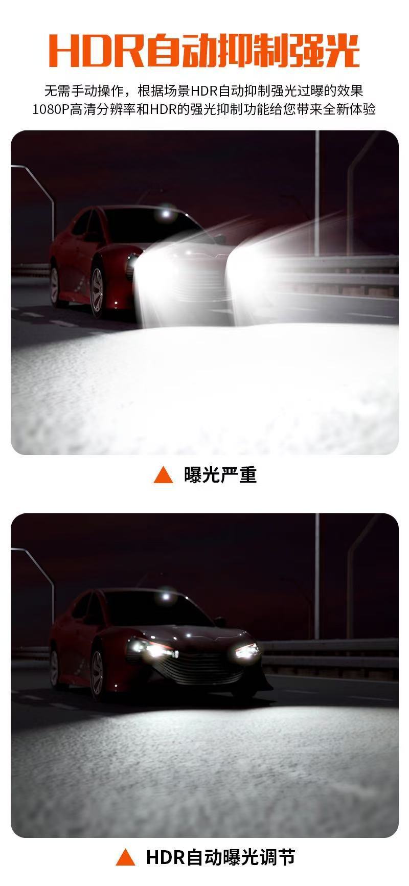Motorcycle Driving Recorder Hd 1080P Intelligent Voice Control Gps Waterproof Wifi Riding Camera