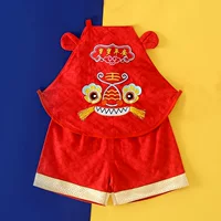 Детское платье для одного года, костюм Tang для мальчика, уловка недели, один месяц, сто дней, детский летний тонкий нагрудник, Женский нагрудник DD09