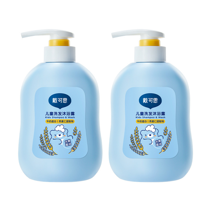 戴可思儿童洗发沐浴露500ml 燕麦牛奶 温和净润力 3岁+|undefined