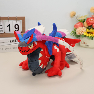 新品 koraidon&miraidon plush故勒顿摩托车形态朱紫毛绒公仔玩具-阿里巴巴