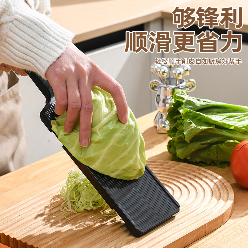 Cocina doméstica multifuncional cortador de verduras para ensalada de verduras raspador de alambre para alimentos de acero inoxidable sin lastimar las manos, fácil de limpiar