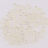 ABS imitation pearl five -petal flower half -sided pearl hollow and different fake pearl pentagram Sanzhu DIY jewelry accessories