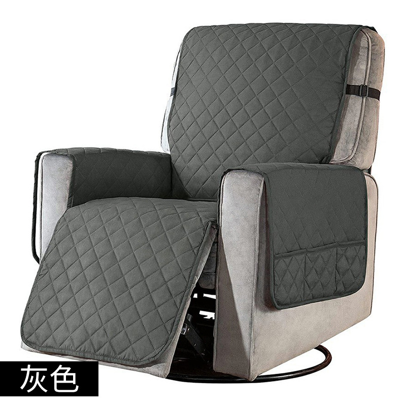 Toalla de sofá reclinable-gris oscuro