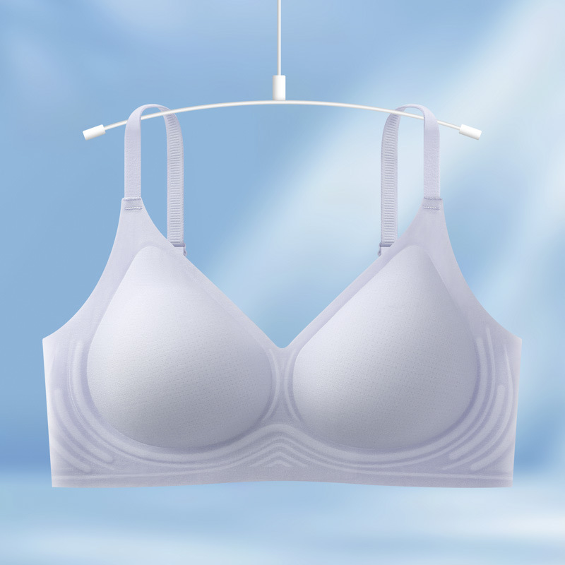 Comfortable underwear, breathable push up bra, supporting wireless bra
