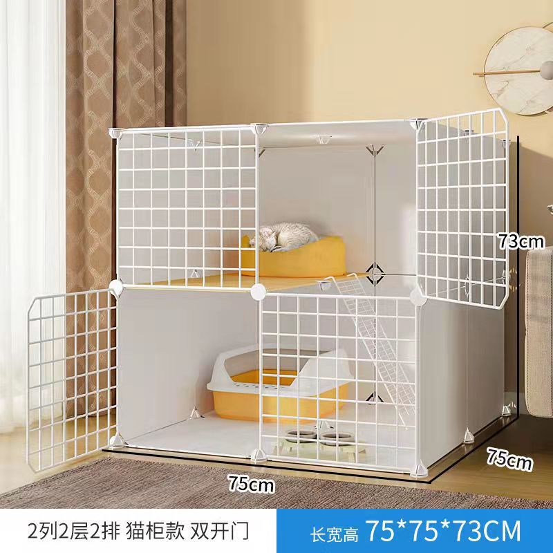 2열, 2단, 2열 - 고양이 캐비닛 모델 [두 배의 공간]