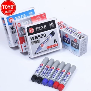 TOYO Ручка для доски Toyo wb-520 может добавлять воду, ручка для доски, стираемая ручка для доски на водной основе, оптовая продажа ручки для доски