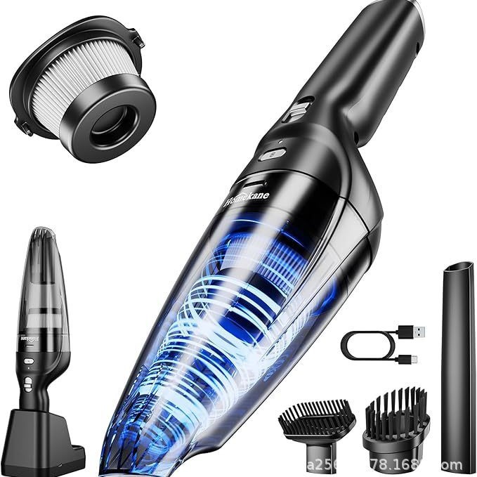 Gusteau 자동차 진공 청소기 자동차 가정용 소형 휴대용 고출력 대형 흡입 슈퍼 휴대용 무선 충전