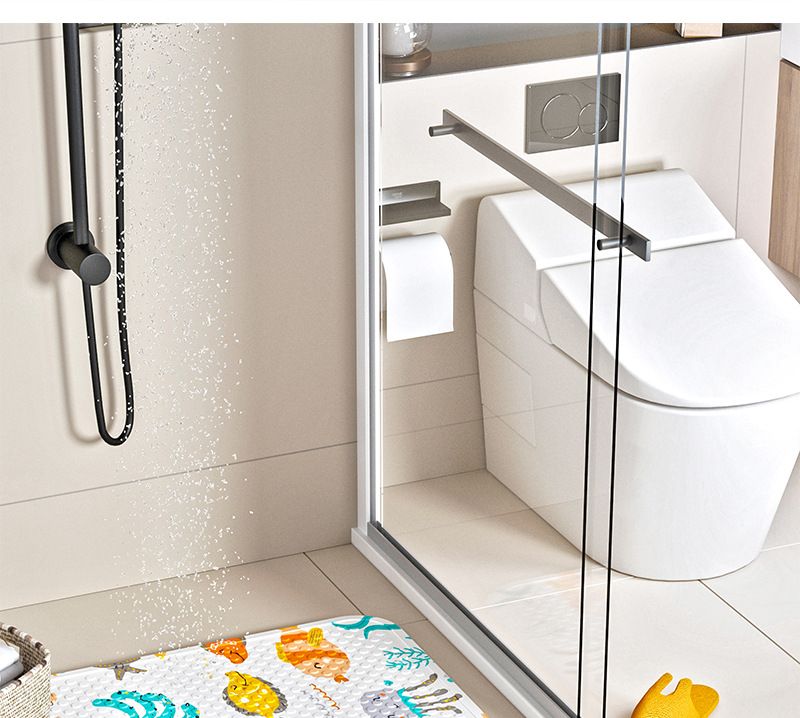Bathroom non-slip mat shower children's bathroom floor mat drop-resistant PVC mat toilet waterproof bathroom floor mat
