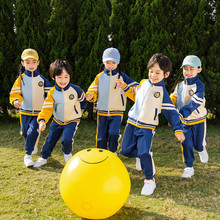 幼儿园园服春秋款三件套夏装男女童六一表演运动服小学生班服校服