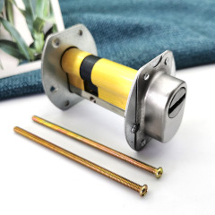 Home Security Door Lock Cylinder Cover BC Grade Leaf Lock Cylinder Lock Cover Door Lock Accessory Round Gourd Protection Lock Cover