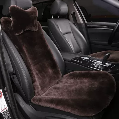 Car Cushion Winter Wool Single — Wool pad - 1-single-pad-teak