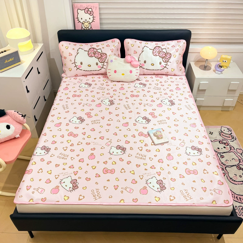 Sanrio, шелковистый мат, летний комплект, детский лист, набор из 3 шт.