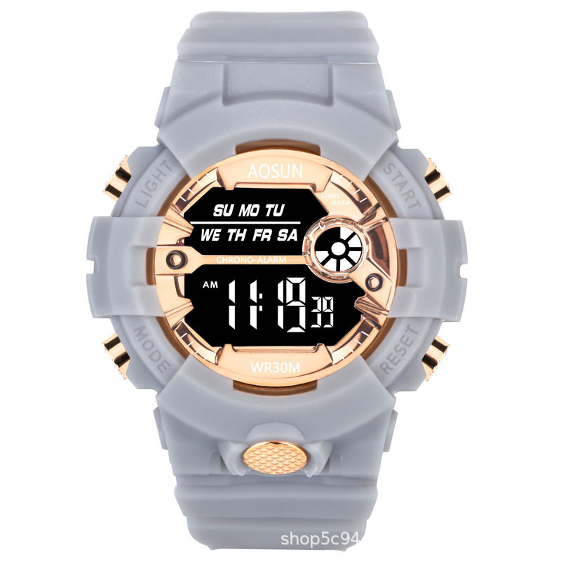 Fábrica al por mayor multifuncional coreano luminoso reloj despertador deportivo reloj electrónico para estudiantes de primaria y secundaria hombres adultos y mujeres reloj de moda