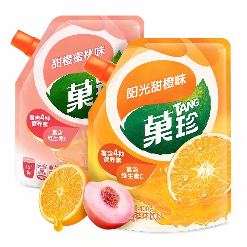 卡夫果珍菓珍400g果汁粉冲泡冲饮甜橙味橙汁粉速溶冲调固体饮料