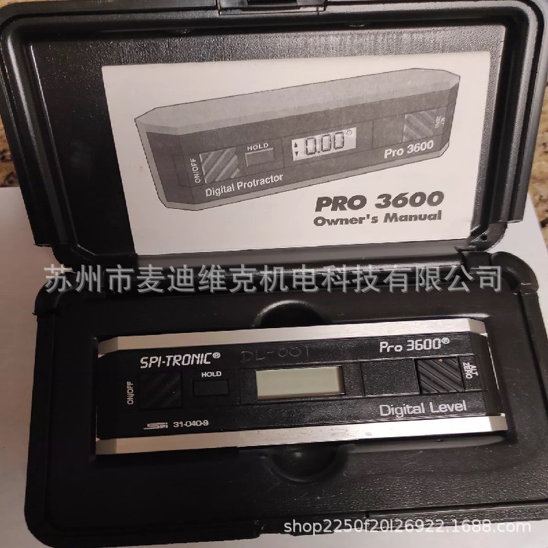 Spi-Tronic品牌Pro 3600型号航空用数显量角器水准仪 CE认证仪器