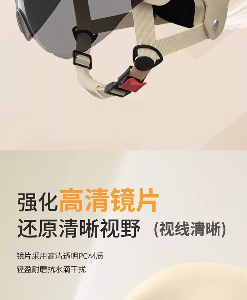 Suitable for New National Standard 3C Certified Electric Motorcycle Helmets for Men and Women, Battery Car Sun Protection, Summer and All Seasons