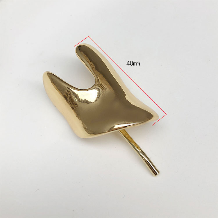 Women's Simple Style Geometric Alloy Plating Hair Clip display picture 1