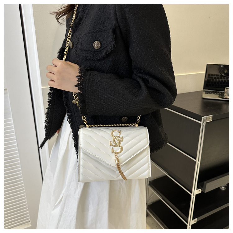 Damen Handtasche Im Western Stil Mit Kette Und Umhängefunktion_voghion.com