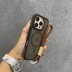 镜头支架手机壳适用苹果17promax磁吸iPhone15高级感透明简约1314