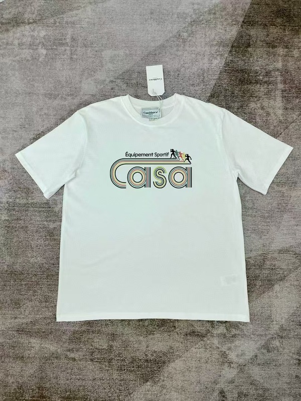 【260g】カサブランカプリント トレンド個性柄 メンズ レディース ゆったり半袖Tシャツ|undefined