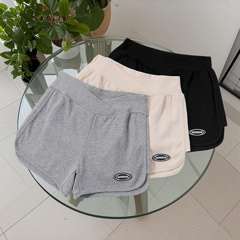 Pregnant Women's Three-Point Sports Wide-Leg Shorts 2025 Summer New Thin Loose Casual Non-Stretching Home Pajamas Pregnant Women's Three-Point Sports Wide-Leg Shorts 2025 Summer New Thin Loose Casual Non-Stretching Home Pajamas