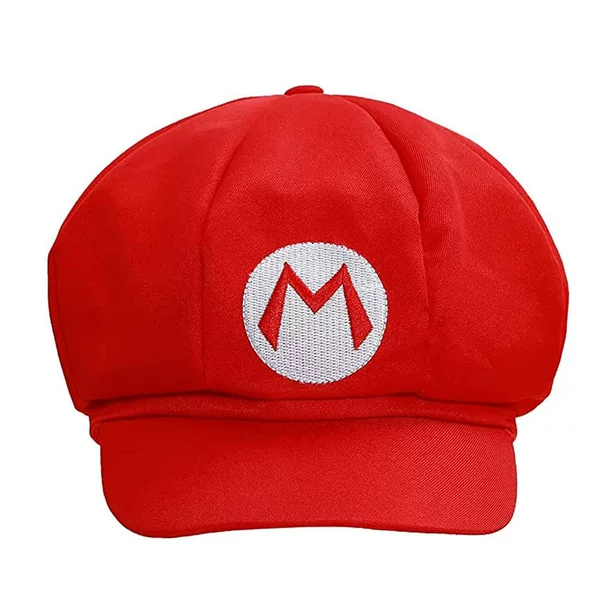 Amazon Mario Hat Halloween Children's Clothing New Super Mario Children's Performance Accessories Large Brim