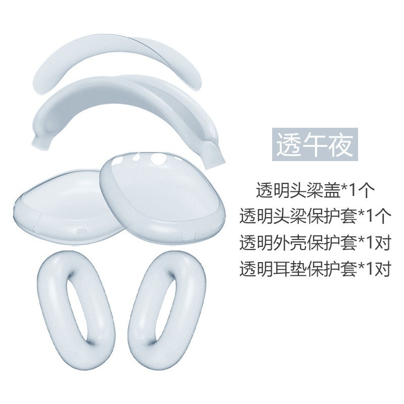 Funda para auriculares Apple AirPods Max, funda protectora de alta transparencia para AirPods Max, funda para diadema, funda para auriculares. image 23