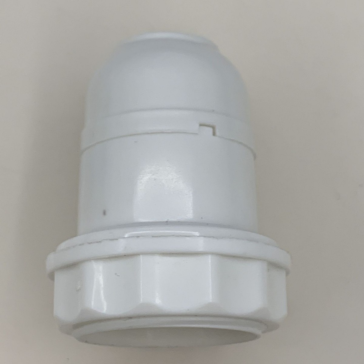 E27 lámpara de plástico blanco a prueba de agua socket de lámpara de tornillo socket de lámpara de fábrica directa