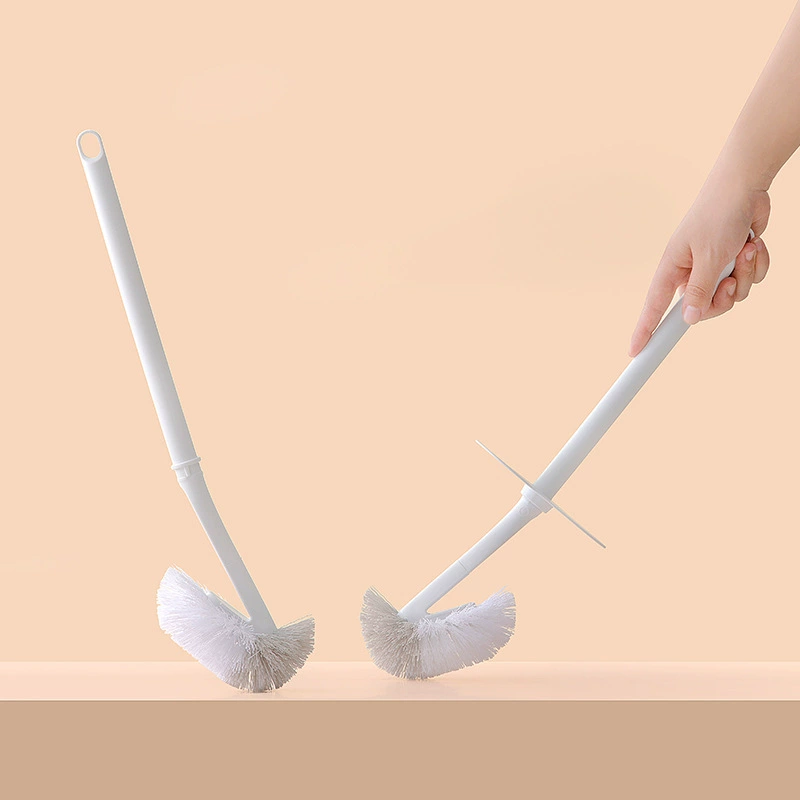 Tea flower Toilet brush household toilet toilet wall hanging cleaning brush set long handle toilet brush dead corner