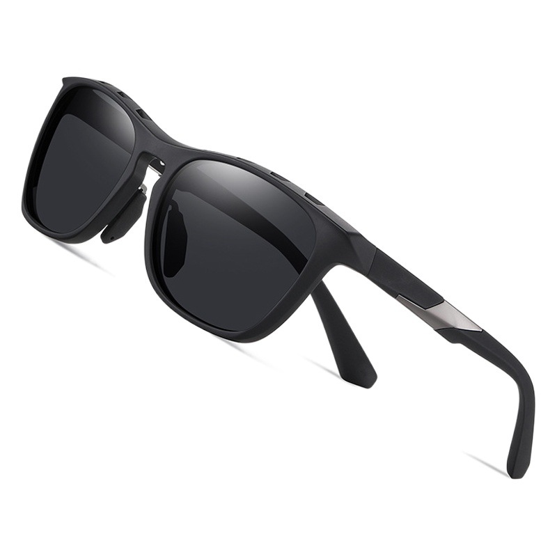 Fabricante de nuevas gafas de sol polarizadas de los hombres gafas de sol TR7516 europea y americana casual deportes gafas de sol con agujeros transpirables