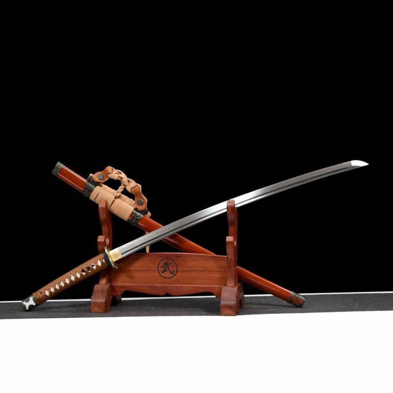 Spring Steel Katana Japanese Sword Samurai Blade Martial Arts Sword Katana Crafts Decorative Long Sword Unsharpened