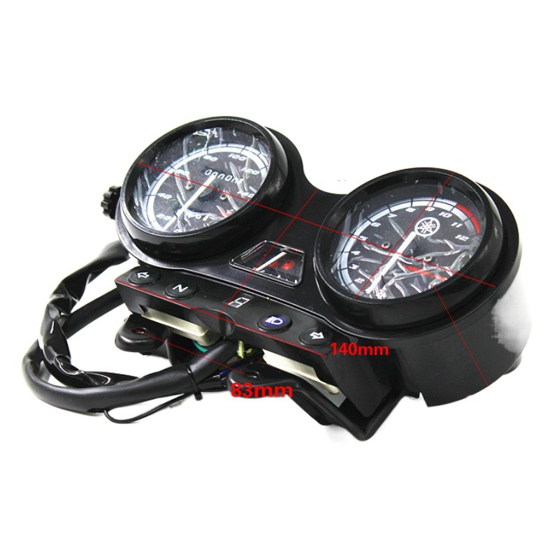 Accesorios para motocicleta Tianjian 125 YBR125 Tianji medidor de código Euro II instrumento de velocidad montaje código medidor odómetro