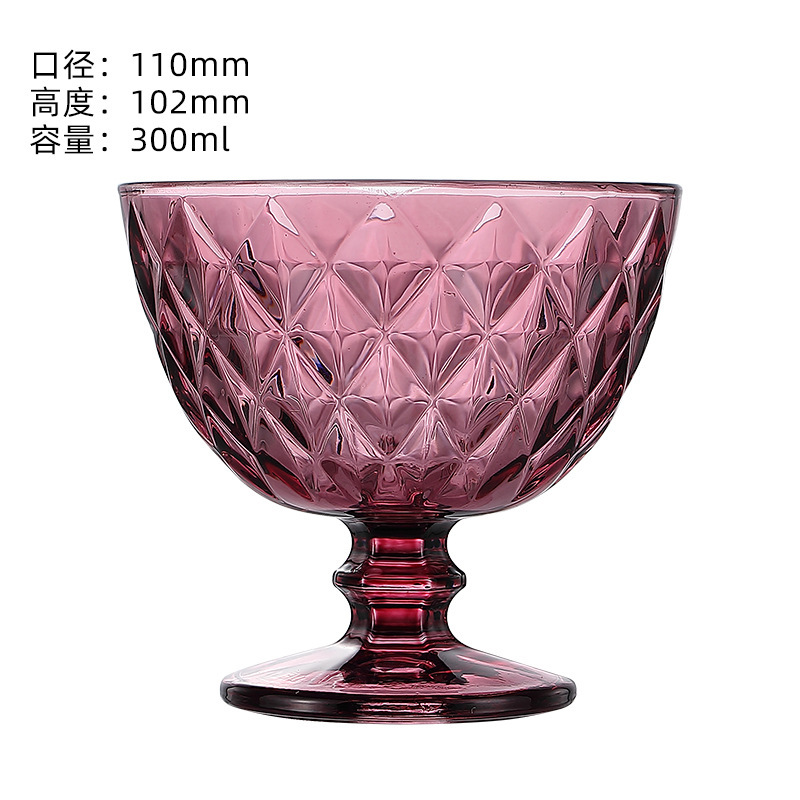 Nueva venta al por mayor vidrio estilo nórdico beber taza helado taza engrosada resistente al calor hogar comercial