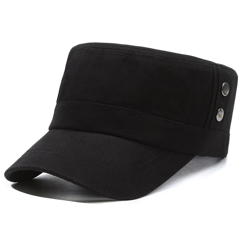 Military Flat Top Baseball Cap For Men Outdoor Casual Style_voghion.com